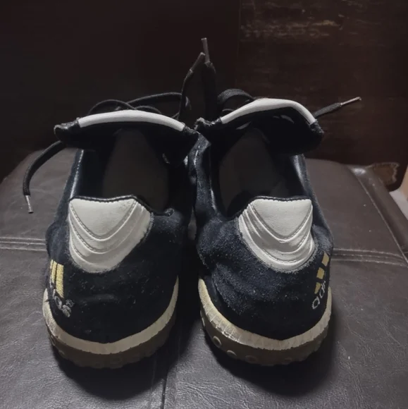 Adidas Indoor Shoes Vintage Men's Black Sneakers - Picture 4 of 8